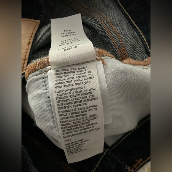 Abercrombie & Fitch Indigo Blue Denim Jeans - Picture 5 of 9